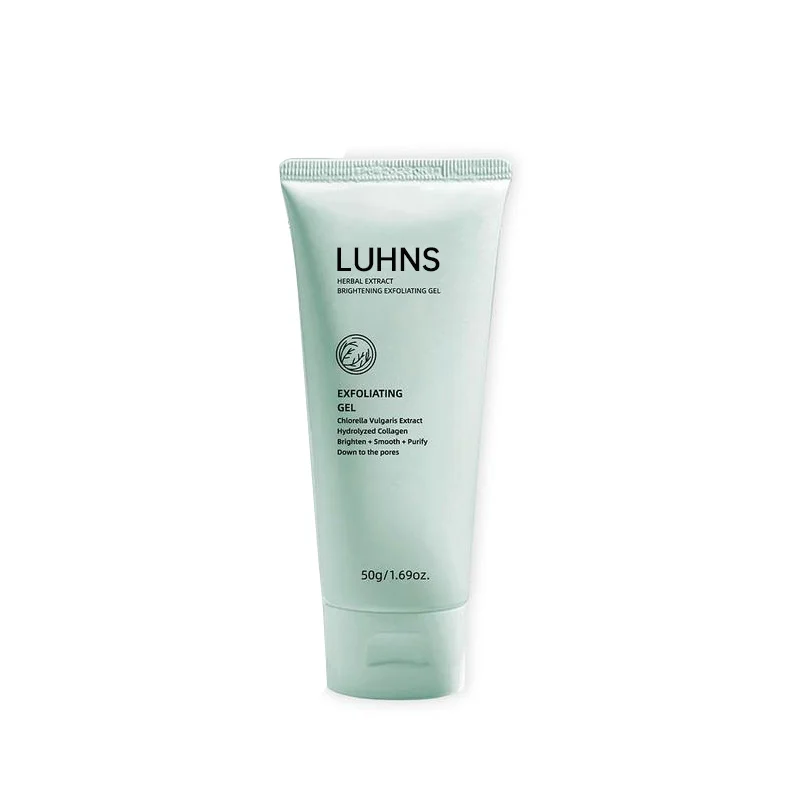 LUHNS Herbal Extract Brightening Exfoliating Gel 50g - Gentle Deep Cleansing Face & Body