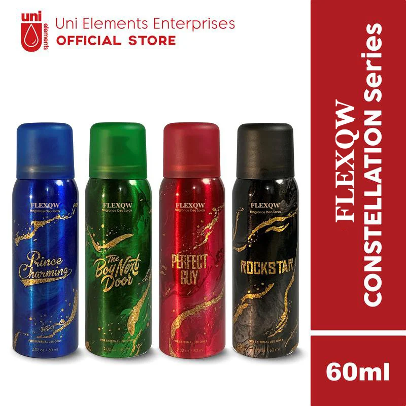 Chuanna FLEXQW Constellation Collection Men's Fragrance Deodorant Spray